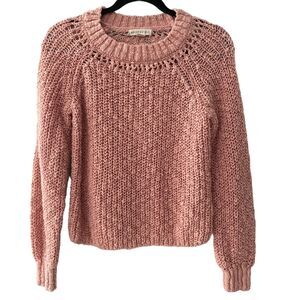 Aeropostale Pink Pullover Knit Sweater Size XS